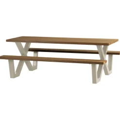 Picknicktafel Tablo 206 x 145cm, kleur Zand
