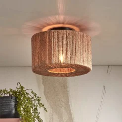 Plafondlamp Iguazu Jute, 30cm
