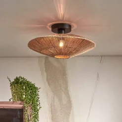 Plafondlamp Iguazu Jute, 40cm
