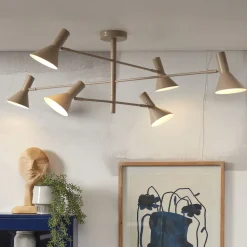 Plafondlamp Izmir 6-lamps