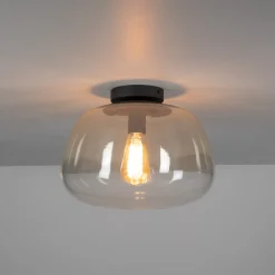 Plafondlamp Jarrod Glas, 36cm