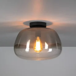 Plafondlamp Jarrod Glas, 36cm