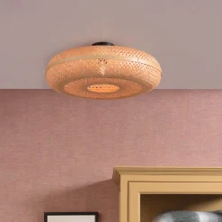 Plafondlamp Palawan 60cm, Bamboe