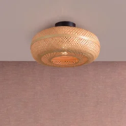 Plafondlamp Palawan 40cm, Bamboe