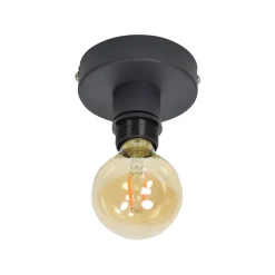 Plafondlamp Single, kleur Vintage Black