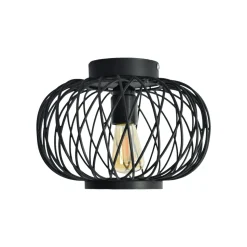 Plafondlamp Twist Ø25cm, kleur Zwart