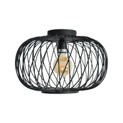 Plafondlamp Twist Ø37cm, kleur Zwart
