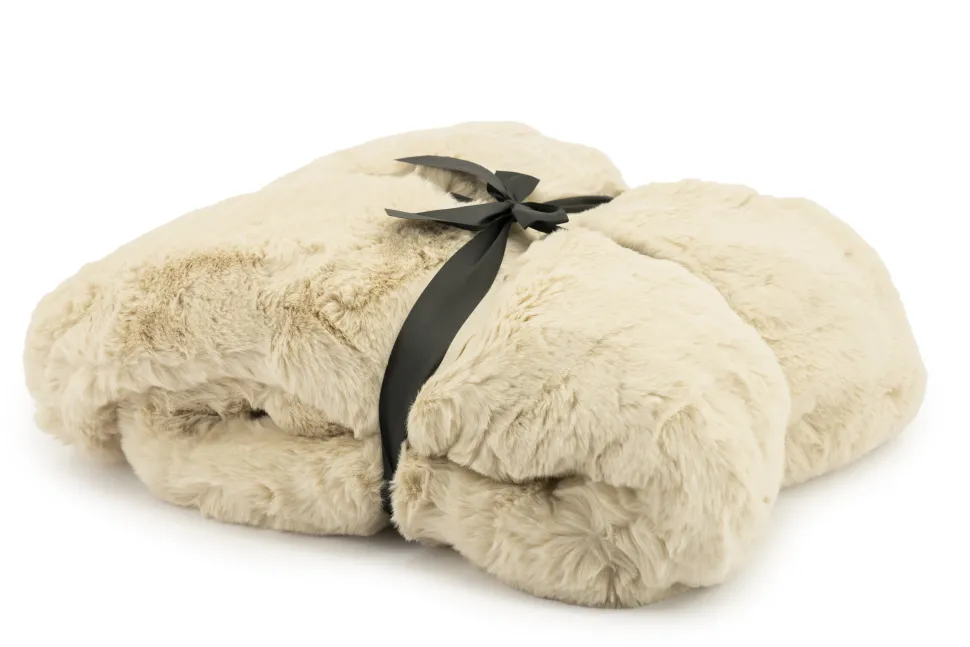 Plaid Mosa 170 x 140cm, kleur Beige