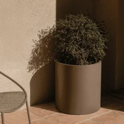Plantenpot Aiguablava kleur Bruin