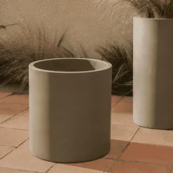 Plantenpot Aiguablava kleur Grijs