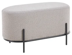 Poef Imberly Bouclé, 80 x 40cm