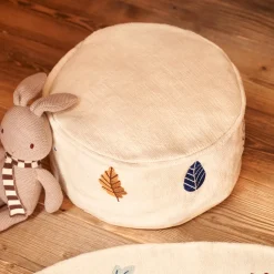 Poef Yanil 40cm, kleur Wit