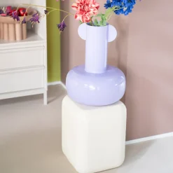 Poef/Bijzettafel Dixon 34 x 34cm