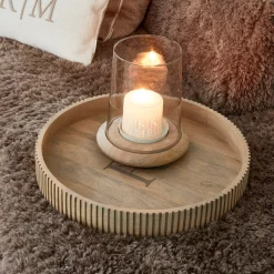 Rond Dienblad Anglès Mangohout, 50cm