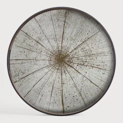 Rond Dienblad Slice 48cm, kleur Light Aged