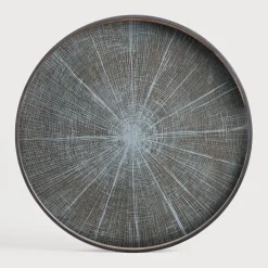 Rond Dienblad Slice kleur Wit