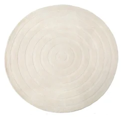 Rond Vloerkleed Agra kleur Ivory