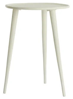 Ronde Bijzettafel Babina kleur Crème