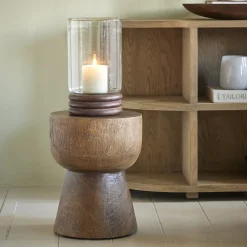 Ronde Bijzettafel Cala Llonga Suarhout, 35cm