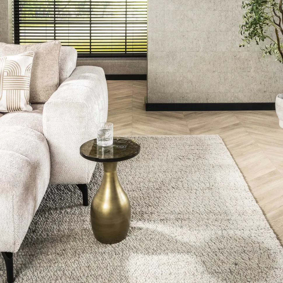 Ronde Bijzettafel Cassidi Glas, 30cm