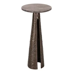 Ronde Bijzettafel Eldora Travertin