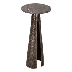 Ronde Bijzettafel Eldora Travertin