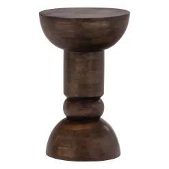 Ronde Bijzettafel Emel Mangohout, 40cm