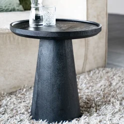 Ronde Bijzettafel Ron Mangohout, 46cm