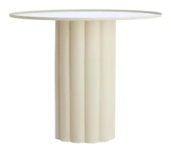 Ronde Bijzettafel Rosario kleur Crème