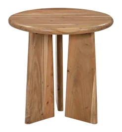 Ronde Bijzettafel Sequia Acaciahout, 60cm