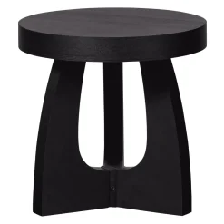 Ronde Bijzettafel Tala 45cm, kleur Zwart