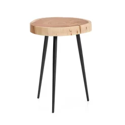 Ronde Bijzettafel Tanive Acaciahout, 35cm