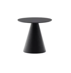 Ronde Bijzettafel Wilshire Gehard glas, 35cm