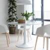 Ronde Eettafel Ibiza 110cm, kleur Wit
