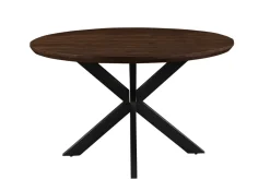 Ronde Eettafel Jesper Mangohout, kleur Donkerbruin
