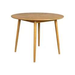 Ronde Eettafel Memo Eikenhout, kleur Naturel