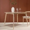 Ronde Eettafel Neomi Rubberhout, 120cm, kleur Whitewash