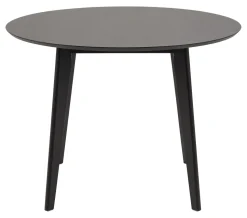 Ronde Eettafel Torkil Eikenfineer, kleur Zwart