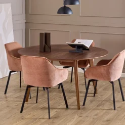Ronde Eettafel Torkil Walnoot