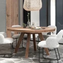 Ronde Eettafel Tradition Teakhout, 140cm