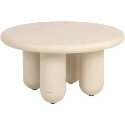 Ronde Salontafel Calma 80cm, kleur Beige