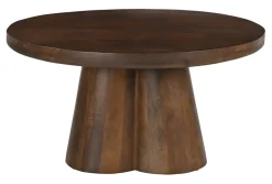 Ronde Salontafel Effrey Mangohout, 80cm