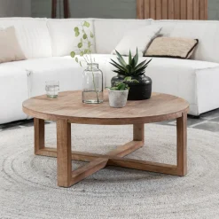 Ronde Salontafel Icon Teakhout, 90cm