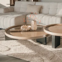 Ronde Salontafel Mayson kleur Beige