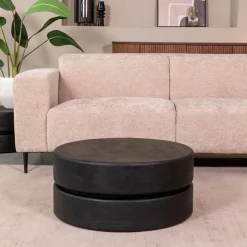 Ronde Salontafel Milly Mangohout, 70cm