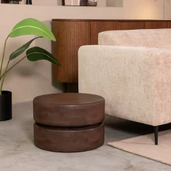 Ronde Salontafel Milly Mangohout, 50cm