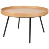 Ronde Salontafel Oak Tray Eikenhout, 78cm