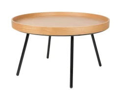 Ronde Salontafel Oak Tray Eikenhout, 78cm