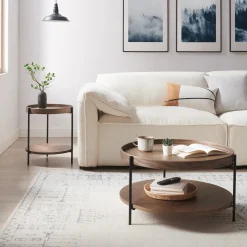 Ronde Salontafel Sylver Set van 2 stuks