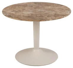 Ronde Salontafel Tempest Keramiek, 60cm, kleur Bruin/Grijs